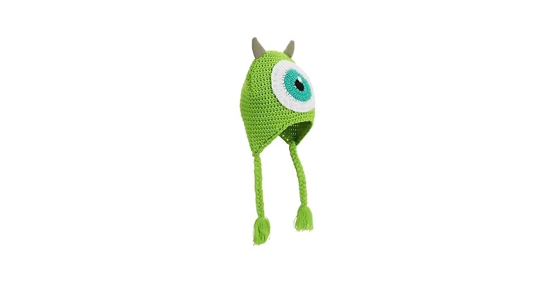 Monsters Inc. Men's Mike Wazowski Face With Fleece Horns Laplander