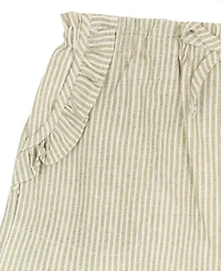 Rare Editions Girls' 2T-6X Embroidered Top and Shorts, 2-Piece Set