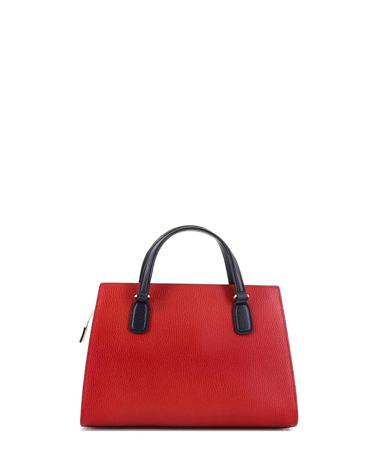 Pre-Owned Gucci Medium Soho Convertible Top Handle Satchel Leather