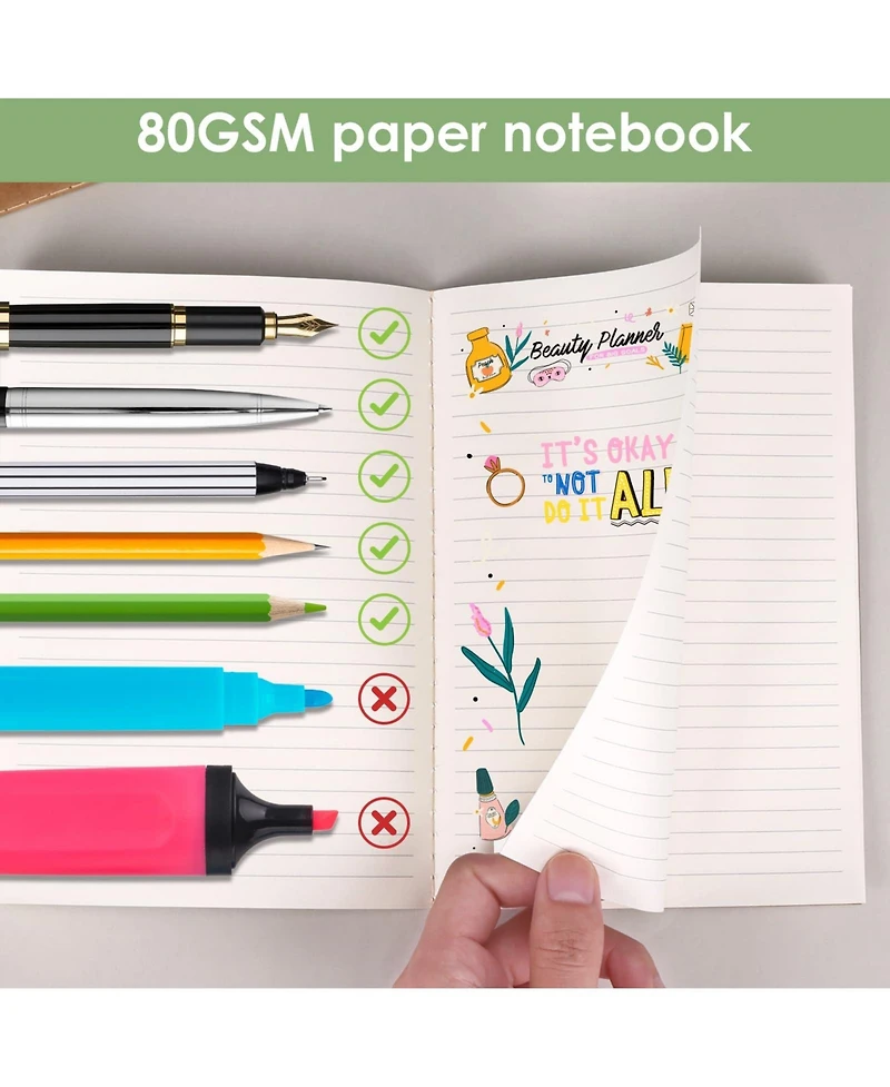 Gnuadz A5 Lined Journals Bulk School Office Gift Notebooks