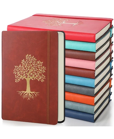 Gnuadz Lined Journal Notebook Leather Hardcover Writing Diary