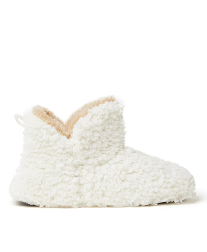 Dearfoams Women's Chelsea Sherpa Bootie Slippers