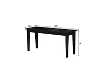Slickblue Solid Wood Entryway Accent Bench for Stylish Storage and Seating