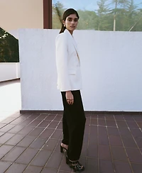 Mango Women's Knit Baggy Pants
