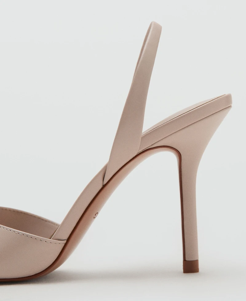 Mango Women's Bow Detail Strappy Heeled Sandals