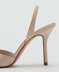 Mango Women's Bow Detail Strappy Heeled Sandals