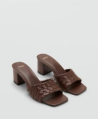 Mango Women's Braided Strap Sandals