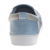 Disney Women's Stitch Slip On Canvas Sneakers Easy On/Off Casual Wear Comfort Fit