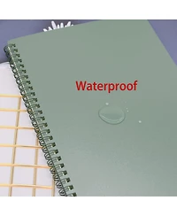 Gnuadz Spiral Notebook Plastic Hardcover College Ruled Journal