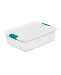 Sterilite 64 Qt Plastic Stacking Container, 6 Pack and 32 Quart Storage Boxes, 6 Pack