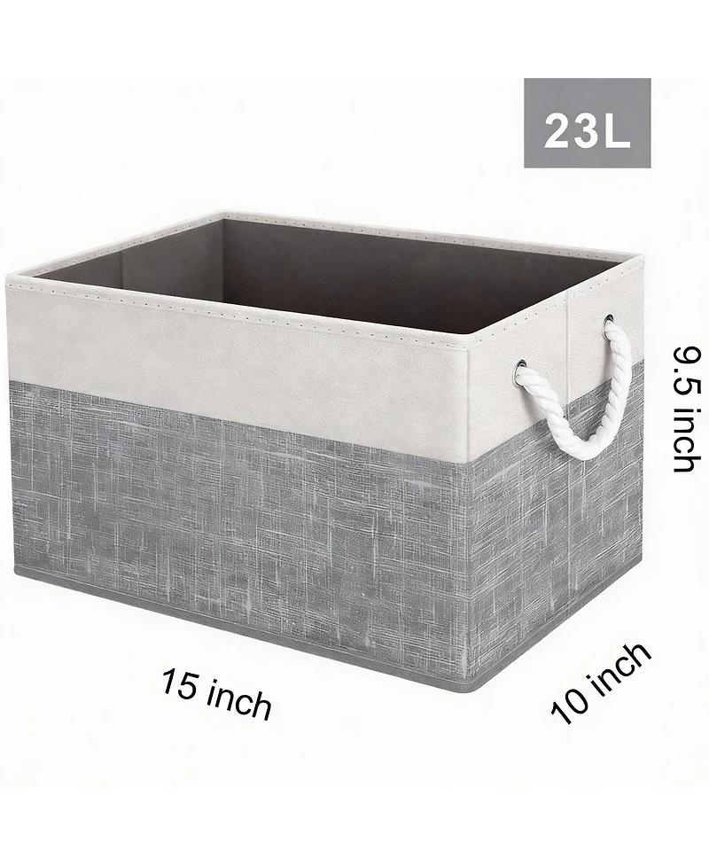Yigii Foldable Storage Bins for Home Organization