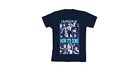 Kpop Demon Hunters Boys Huntr/X How It's Done Youth Navy Crew Neck Short Sleeve T-shirt-Medium