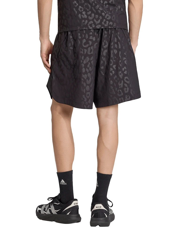 adidas Men's City Tech Leopard Regular-Fit Shorts