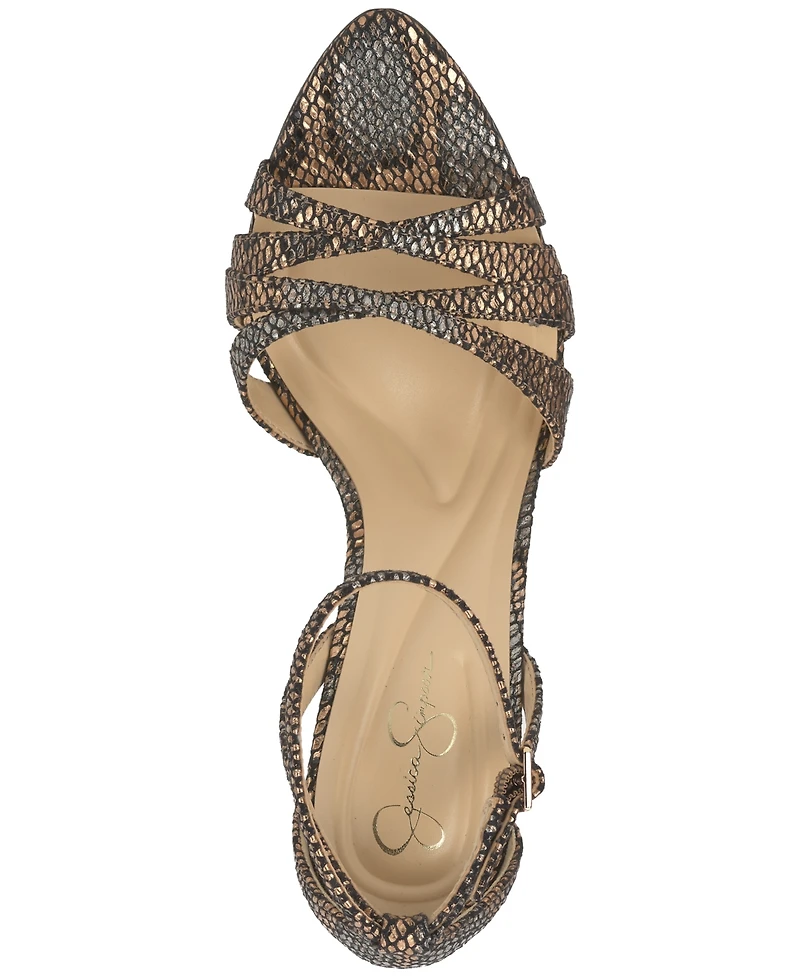 Jessica Simpson Women's Calisa Strappy Stiletto Dress Sandals
