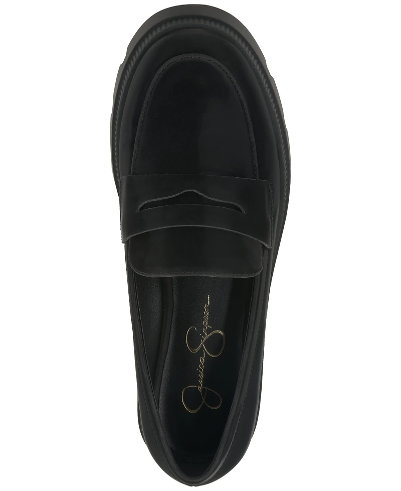 Jessica Simpson Women's Ullinia Platform Penny Loafers