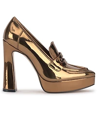 Jessica Simpson Women's Nanelie Pointed Toe High-Heel Platform Loafers