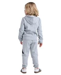 adidas Boys' 2T-7 Full-Zip Jacket and Jogger, 2-Piece Set