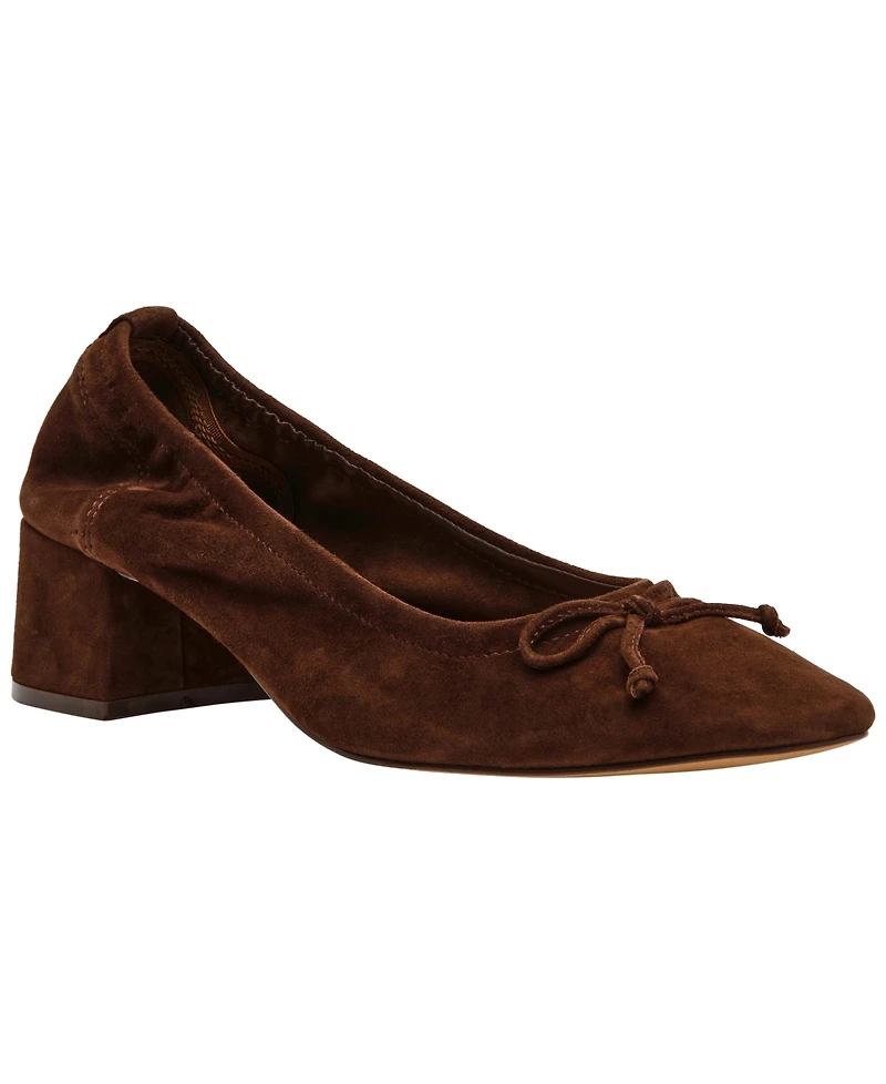 Steve Madden Women's Coretta Block Heel Ballet Pumps