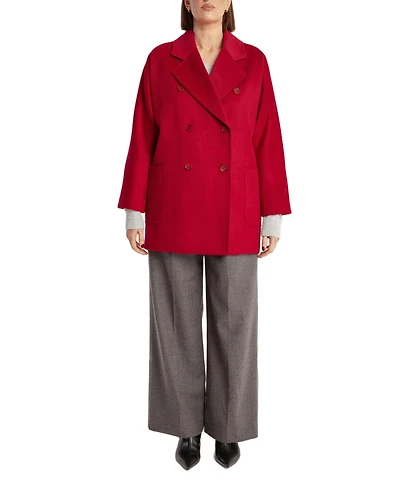 1982 Women's Cashmere Double Breasted Short Coat