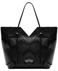 Arezzo Sarah Medium Leather Tote Handbag