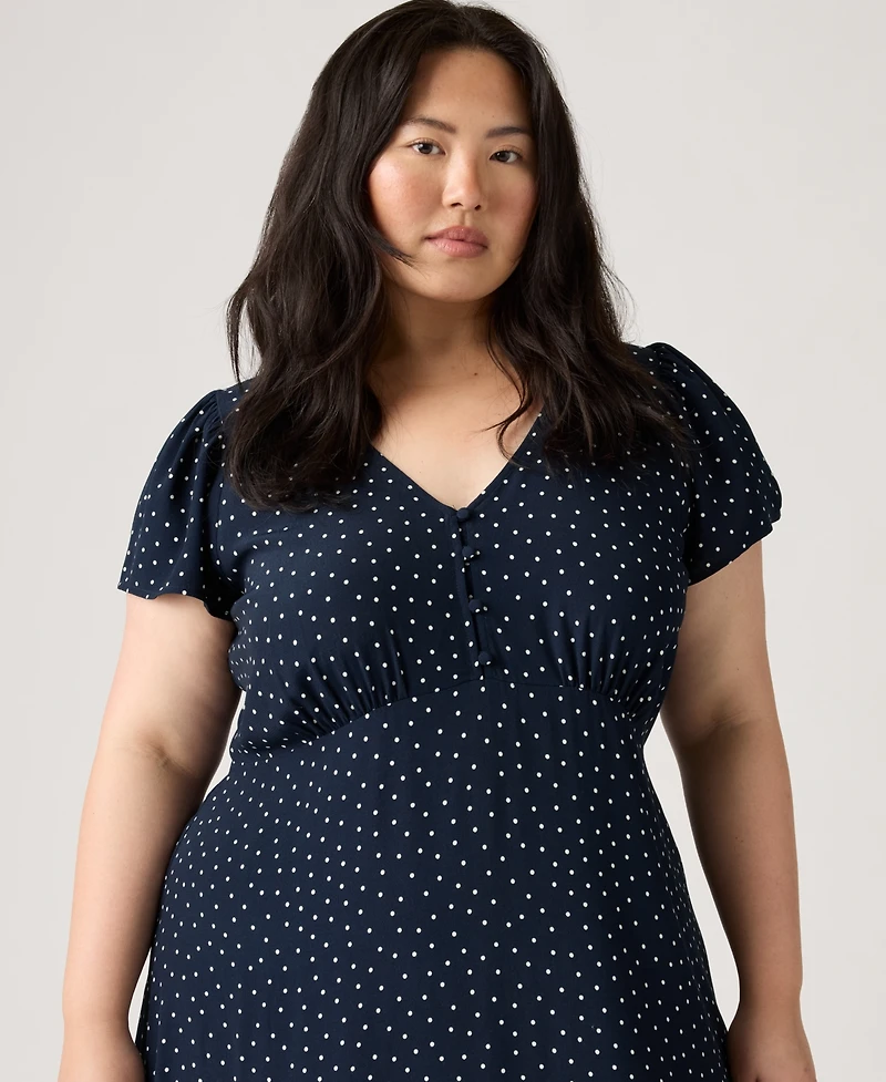 Levi's Plus Lilith V-Neck Midi Dress