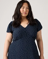 Levi's Plus Lilith V-Neck Midi Dress