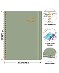 Gnuadz Planner 2026-2027 Academic Weekly Monthly Hardcover Tabs