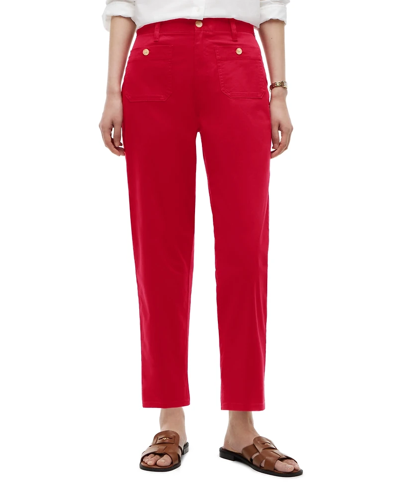Tommy Hilfiger Women's Twill Patch Pocket Chinos Pants