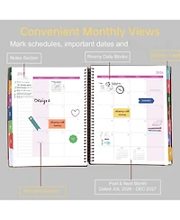 Gnuadz Planner 2026-2027 Weekly Monthly Hardcover 18 Months Tabs
