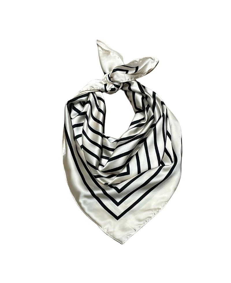 Marcus Adler Geo Print Satin Square Scarf