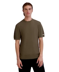 Karl Lagerfeld Paris Men's Short-Sleeve Sweater