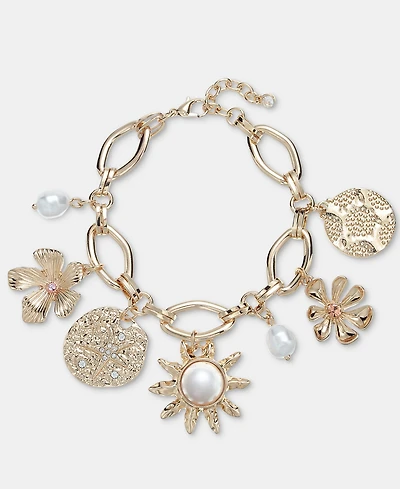 On 34th Flower & Sun Charm Bracelet, Macy's Exclusive