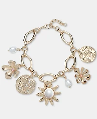 On 34th Flower & Sun Charm Bracelet, Macy's Exclusive