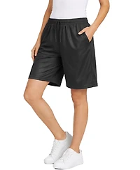 Jump Start Women's Loose Fit Moisture-Wicking Performance Dazzle Shorts