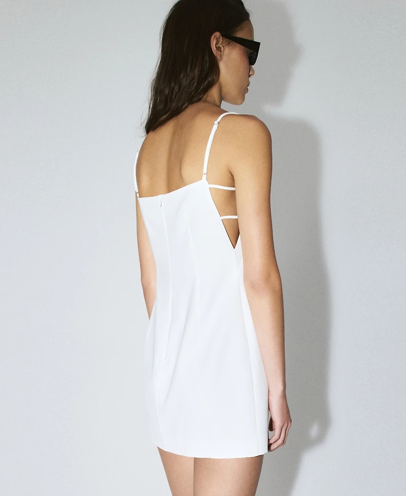 Mango Women's Side Slits Short Dress