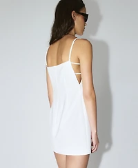 Mango Women's Side Slits Short Dress