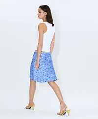 Mango Women's Floral Print Skirt