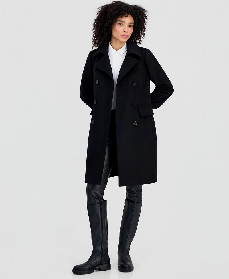 Michael Kors Women's Double-Breasted Coat, Created for Macy's