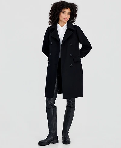 Michael Kors Women's Double-Breasted Coat, Created for Macy's