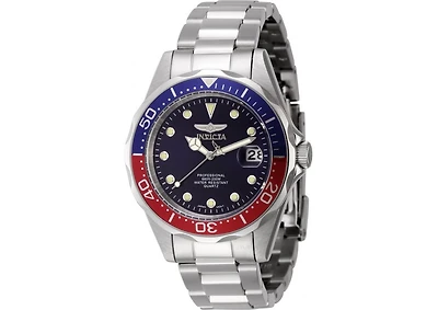 Invicta Men's 45785 Pro Diver Quartz PC32 Blue Dial Watch