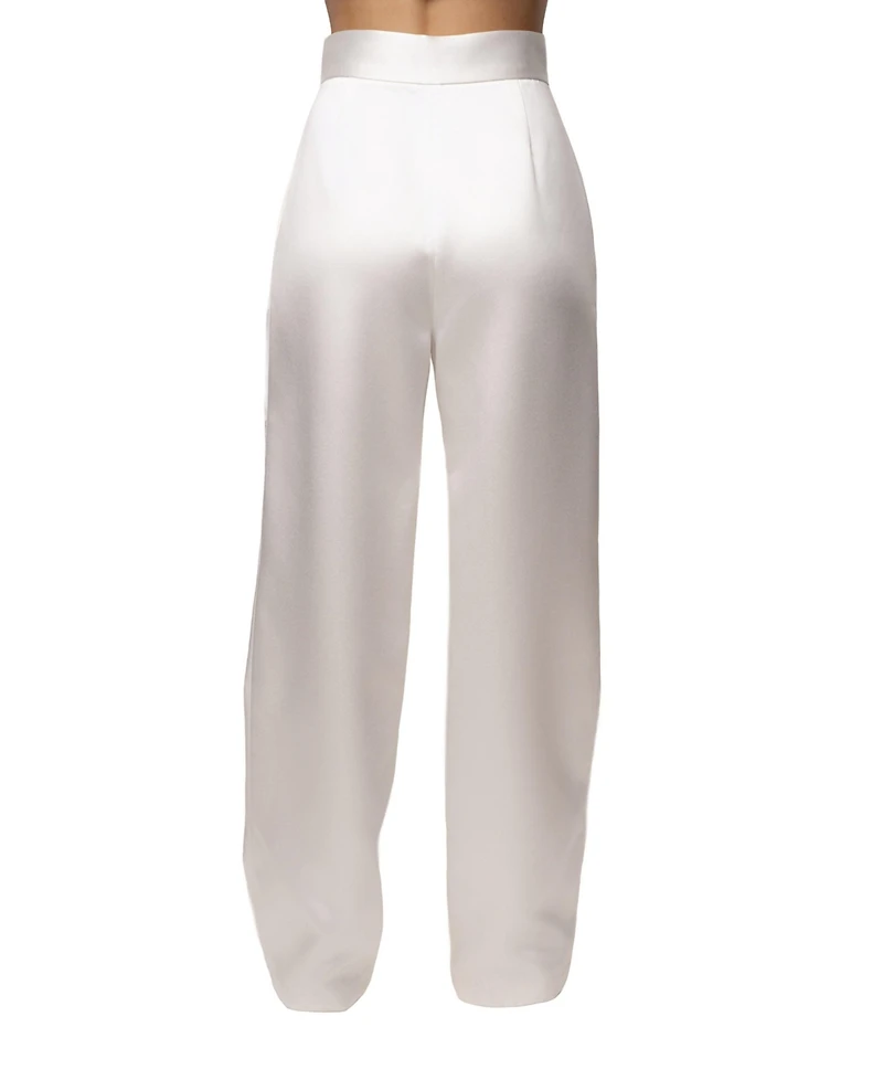 Jluxlabel Women's City Nights Satin Trouser