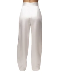 Jluxlabel Women's City Nights Satin Trouser