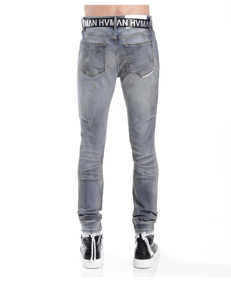 Hvman Chosen To Prevail x Cult Strat Super Skinny fit jean