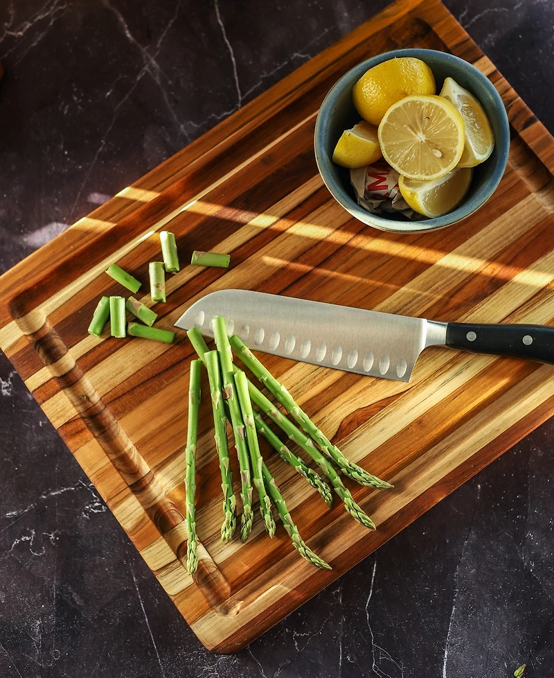 Teakhaus Traditional Small Carving Board, 16" x 12"