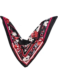 Vince Camuto Posy Floral Border Square Scarf