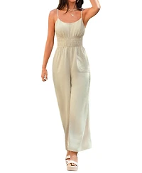 Cupshe Women's Square Neck Unlined Jumpsuit