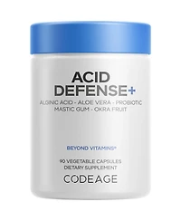 Codeage Acid Defense+, Marshmallow Root, Dgl Licorice, Aloe Vera, Probiotic, Mastic Gum, Zinc, 30 Capsules