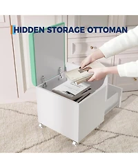 gaomon Vanity Stool with Storage