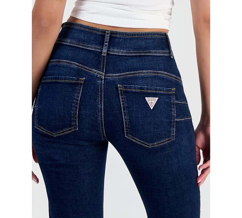 Guess Women's Shape Up Mid-Rise Straight-Leg Jeans