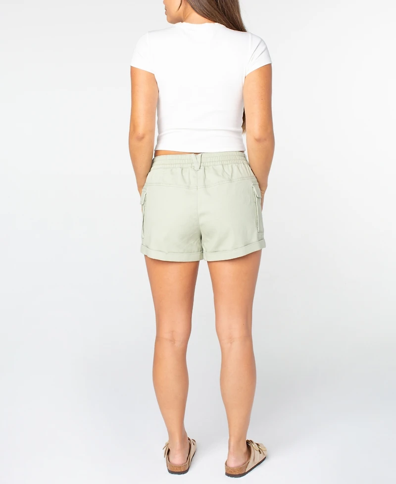 Celebrity Pink Juniors' Cargo-Pocket Drawstring Shorts